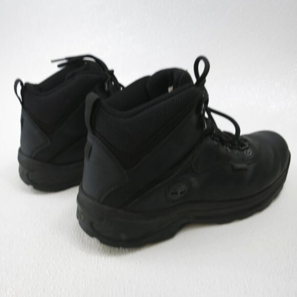 Timberland Waterproof Black Leather Hiking Boots Shoe Mens Comfort Footwear sz 9